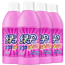 绿伞彩漂液660g/瓶彩色衣物色渍净洗衣液去渍护色增新漂白剂彩氧漂有色衣物日常清洁漂渍液 彩漂4瓶