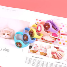 儿童闪光驱蚊手环卡通宝宝夜光随身户外硅胶植物精油旋转陀螺驱蚊扣防蚊液发光手表玩具 随机款式发货（一只装）