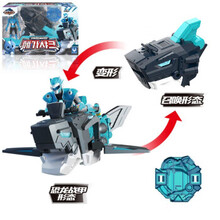 迷你特工队超级恐龙力量3弗特雷赛米小杰全套炫龙变身器机甲合体变形机器人声光人偶玩具男孩X 怒鲨战甲【弗特】