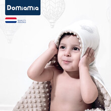 Domiamia婴儿包被安抚婴儿抱被纯棉抱毯宝宝新生儿襁褓婴儿产房包被裹巾 以梦为马