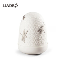 LLADRO雅致 无穹系列蜻蜓点水 无线拱型台灯 白色哑光