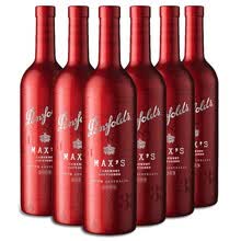 超市	
奔富（Penfolds）澳洲原瓶进口红酒 富邑集团授权 奔富麦克斯Max’s赤霞珠750ml*6瓶 整箱装