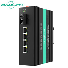 OAMLink 工业以太网交换机 百兆1光4电单模双纤SC接口 非管理型导轨式