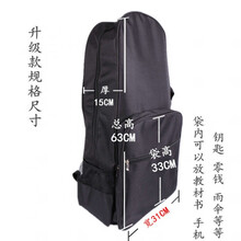 LAOLANR乐器 卡西亚升级版葫芦丝巴乌专用精品双肩背包 全家福款牛津布料大容量背包 升级款【黑色】