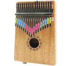 阿萨斯 拇指琴17音卡林巴琴 桃花芯电箱款带EQ 全单手指琴kalinba初学者乐器 【电箱款】