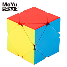 魔域文化（MoYu）异形魔方套装sq1五魔方3阶金字塔三阶镜面魔方斜转顺滑速拧减压玩具 【实色】斜转
