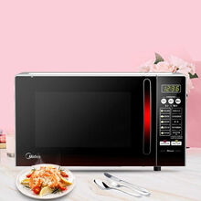 美的家用微波炉智能光波炉微蒸烤一体小型烤箱烧烤 EG720KG3-NR1 红色