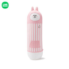 LINE FRIENDS 布朗熊玩偶长抱枕 卡通动漫周边玩偶萌趣靠垫抱枕520情人节礼物 可妮兔 (86x29x26CM)