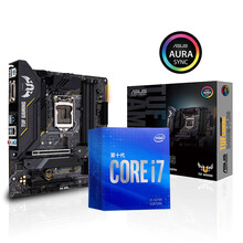 英特尔 i7-10700 盒装CPU处理器 华硕重炮手TUF GAMING  B460M PLUS