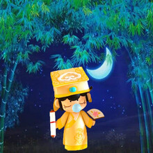 Nanci囡茜三代与子成说系列盲盒虞姬古代情侣手办礼物  唐伯虎