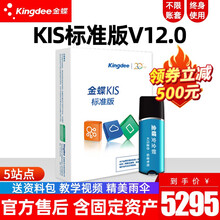 Kingdee 金蝶KIS标准版 金蝶财务软件 安全锁加密可换电脑 金蝶管理系统正版ERP做账软件 V12.0 5站点