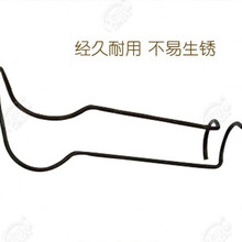 100个一包大棚温室配件高强度热镀锌压顶簧 顶弹簧钢丝顶簧钢丝夹 25*25黑色电泳(六分管)