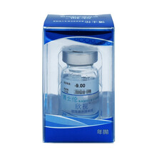 博士伦欣视年抛隐形眼镜 1片装高度数水润舒适透明片 高清保湿透氧非离子近视隐形眼镜SYdf 375