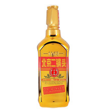 超市	永丰牌北京二锅头1.5L清香型（出口型小方瓶）永丰二锅头 1.5L金瓶50度