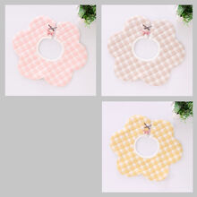 宝宝口水巾棉婴儿防水围嘴围兜360度可旋转新生宝宝围嘴吃饭兜 【wzcs3条装110】