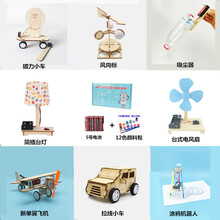 科学小diy科技小制作发明小学儿童创客教育物理化学实验 小学1年级8件套装【送电池+颜料】