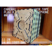 达芬奇密码书木质puzzle解密玩具Codex Silenda盒十级难度 密码书【7页】成品版 无色