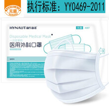 【无菌】海氏海诺医用外科口罩 成人儿童一次性防细菌飞沫黑色白色透气薄款医用口罩 【成人款白色】100只（10只/袋×10袋）