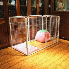 比萌宠物围栏栅栏小中大型犬狗狗围栏室内隔离泰迪金毛狗笼子栏杆护栏 白色 80*80cm*6片