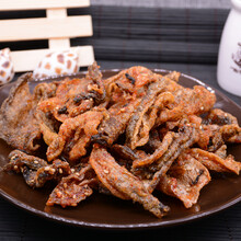 烤鱼皮500g 零食即食 烟台特产香辣鳕鱼皮烤鱼片鱼 鳕鱼脆 香辣味