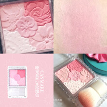 日本canmake井田腮红妹五色花瓣哑光5号珠光10 11 12号日杂风13 哑光02#玫瑰