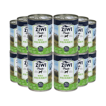 ZiwiPeak狗罐头 成犬幼犬主食罐头 新西兰进口无谷湿粮 羊肚羊肉390g*12