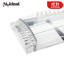 水晶古筝 电子古筝 演出电古筝 演出古筝水晶电声古筝 1米长全透明+灯光效果(+X架)