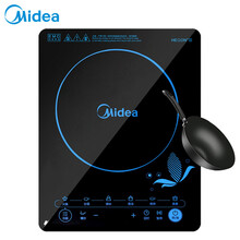 美的（Midea）电磁炉家用多功能大功率智能触控防水防干烧电磁灶 黑晶面板定时功能一键爆炒 黑色