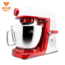 客来美(Climax)HA-3482A多功能厨师机揉面机全自动和面机烘焙面包搅面机小型商用打发 红白色标配