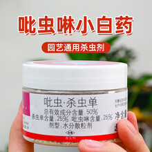 国光施奇50%吡虫杀虫单多肉植物花卉通用除蚜虫防蚧壳虫小白药吡虫啉土壤杀虫剂 100g