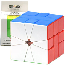 奇艺魔方格SQ-1魔方 异形3阶不规则比赛专用男女小孩儿童大人玩具顺滑专业比赛带教程 彩色