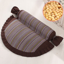 黄豆枕头大豆颈椎枕头颈椎适用护颈牵引颈椎的枕头 咖啡新(黄豆)