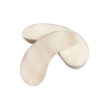 眼膜贴纸一次性轻薄贴肤水疗膜纸DIY自制美容院眼部面膜纸1500片 无纺布-月牙眼膜【盒装200片】