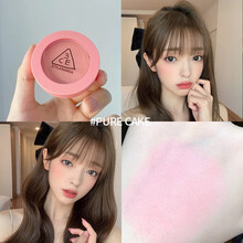 3ce腮红液体单色晒红女裸妆自然高光一体盘脏橘色rose beige 3ce 单色 腮红 #PURE CAKE