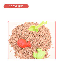 儿童宝宝玩具沙子山楂籽代替决明子彩石室内沙滩沙池组大颗粒套装 20斤抛光除尘山楂子