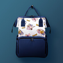 德国Lydababy（铃铛宝贝）妈咪包多功能大容量双肩包手提母婴包轻便妈妈外出背奶包宝妈婴儿背包 香港潮牌妈咪包蛋丁蓝