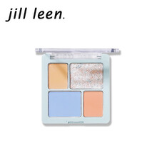 JILL LEEN晶灿立体四色眼影便携小盘懒人网红款迷你小巧闪粉眼影 08#月光仙子