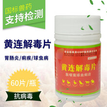 片禽药呼吸道拉稀药支原体呼噜大肠杆菌鸽子药 黄连解毒片(买)