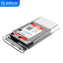 奥睿科（ORICO） 移动硬盘盒3.5英寸USB3.0硬盘底座读取盒子笔记本台式外置壳机械外接硬盘盒 3.5英寸全透视USB3.0 澳规