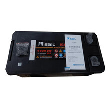 风帆sail  6-CQW-200 12V大型货运叉车工程机械船舶发电机免维护蓄电池适用于依维柯配送上门 以旧换新