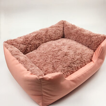 北狄狗窝狗垫狗狗沙发防水耐咬全可拆洗宠物睡垫 藕粉色 XXL：125*115*25(建议125斤内的