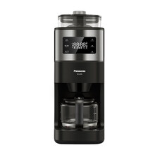 松下（Panasonic）咖啡机家用美式全自动研磨现煮浓缩冲泡智能保温豆粉两用 黑色