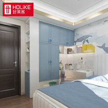 好莱客 衣柜定制 现代简约整体卧室平开门衣橱定做 全屋家具定制 订金(非商品价格)