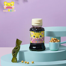 warababy日本进口儿童昆布酱油减盐型拌饭调味汁调味料110ml