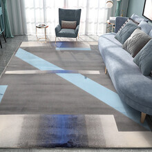 东升地毯  现代轻奢简约客厅茶几地毯，北欧家用大面积加厚卧室床边地毯垫，可定制，可裁剪！ YGB03 1.6X2.3米客厅地毯