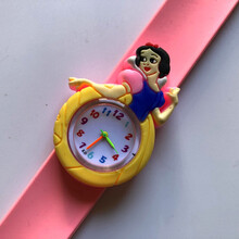 小猪佩奇手表 小猪佩奇白雪公主卡通拍拍表 粉红猪小妹 凯蒂猫 小兔子玩具手表 白雪公主粉红色