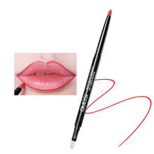 欧丽丝自动唇线笔 双头口红笔防水持久保湿 不易脱色画勾唇笔 #01 活力红