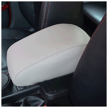 皮汽车专车专用汽车扶手箱套内饰翻新改装扶手箱保护垫手扶箱套 皮革灰色款