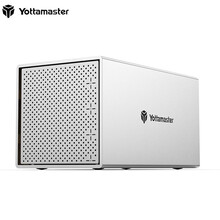 Yottamaster2.5/3.5英寸四盘/五盘位硬盘柜SATA串口全铝存储柜USB3.0硬盘盒 Type-C接口 四盘位硬盘柜