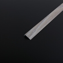 居之星 地板铝合金压条门槛收边条门口压边条封边条冷色小直角7字扣直角扣条 雾中玫瑰中直角1.2*2.8厘米宽 2.7米